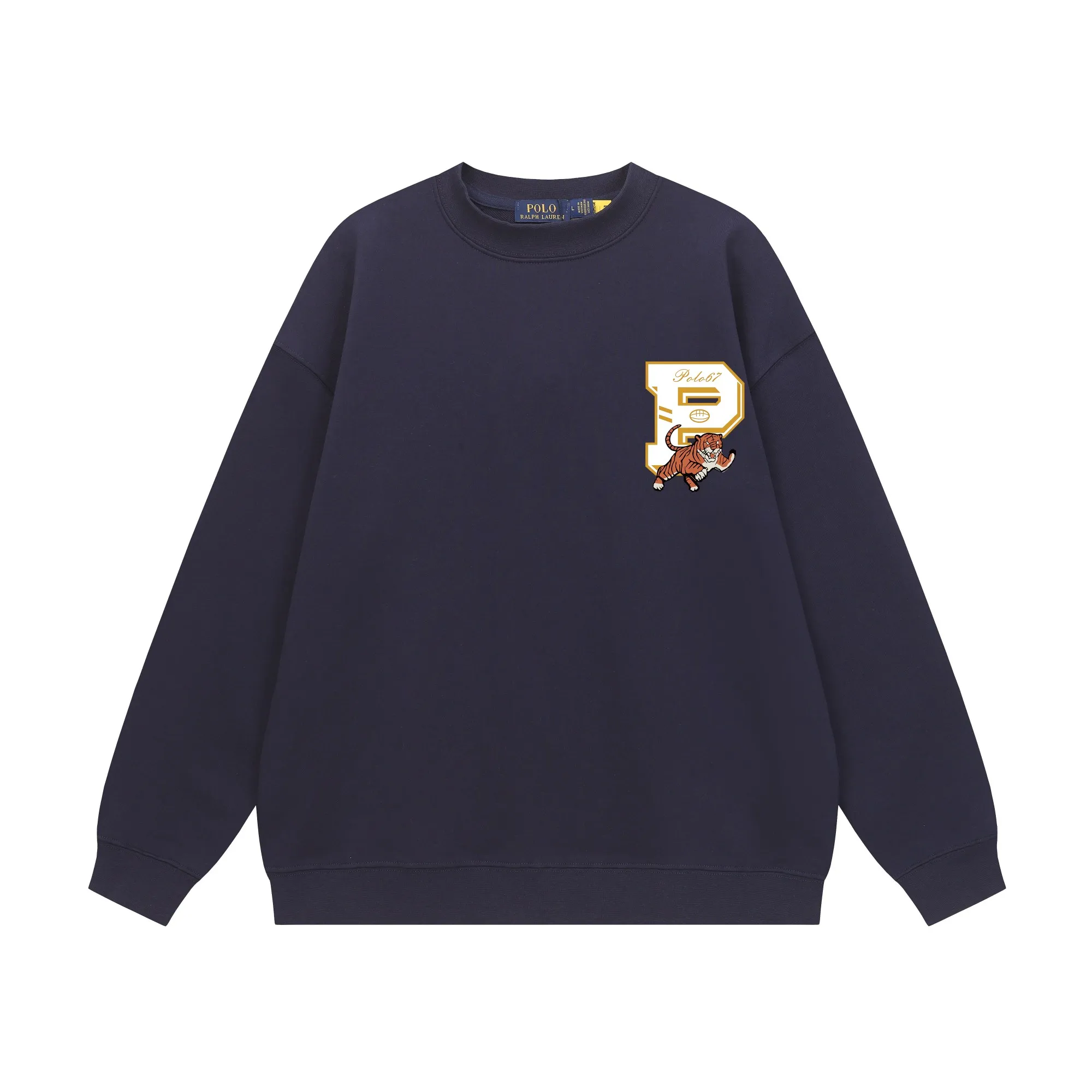 P200 Long-term stock] RalphLauren/Ralph Lauren 2025 autumn and winter new bear letter print 420g heavy large terry sweatshirt Ralph Lauren's age-reducing item, the coat fabric is made of 85% cotton ➕15% polyester, which not only retains the softness, comfort and breathability of cotton, but also adds the wear resistance and wrinkle resistance of polyester fiber, making the clothes more durable and easy to care for. Even in slightly cooler weather, you won't feel stuffy when wearing it. This kind of fabric has a natural crisp feel and is not easy to pill or deform. The bear on the chest is printed with English letters. It is full of color, full of three-dimensionality, and lifelike, adding a bit of liveliness and interest to the whole sweatshirt. There is no pressure to dress, regardless of age or gender. Complete accessories! Color: black, white, navy blue, light floral gray Size: M-L-XL-XXL